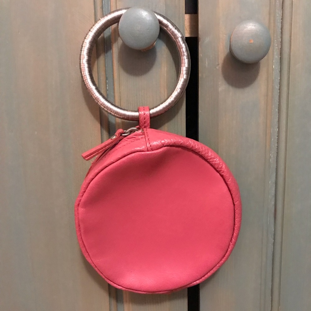Breil pink wristlet bag